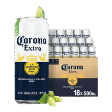 限地区：Corona 科罗娜 特级啤酒 500ml*18听 整箱装