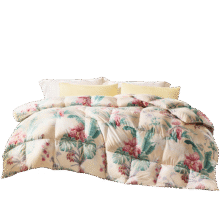 富安娜白鹅绒羽绒被子冬季  双人羽绒冬厚被芯1100g填充 230*229cm 黄色899.1元(需领券)