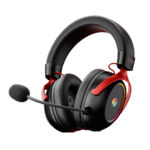竹林鸟朱雀ZG3电竞游戏头戴式耳机四模7.1蓝牙无线2.4G电脑手游带麦驱动音效边充边用fps三角洲 黑红色179.1元