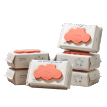 babycare 婴儿湿巾带盖宝宝纸巾80抽*12包（限时加赠1包到手13包）56.0元