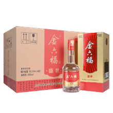 金六福 盛世 兼香型白酒 50.8度 500ml*6瓶 整箱装 宴请送礼171元