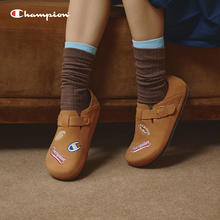 Champion 25秋冬女外穿半拖加绒拖鞋男休闲全包单鞋159.6元