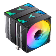 乔思伯（JONSBO）CR-3000ARGB版 CPU风冷散热器(双塔双风扇/镀镍7热管/主板ARGB同步/PWM/多平台/附硅脂)