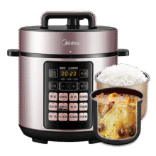 美的（Midea）国家补贴 深汤胆电压力锅5L双胆电饭煲高压锅家用4-6人 全自动智能预约煲汤炖煮小米粥MY-E523206.1元 (券后省0.9,月销6000+)