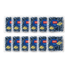 京鲜生 当季云南蓝莓 12盒超大果22mm+ 125g/盒 生鲜水果 源头直发 包邮139.8元(需领券)