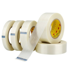 3m8915纤维胶带强力玻璃纤维耐高温单面条纹胶带电器捆扎冰箱2.3元