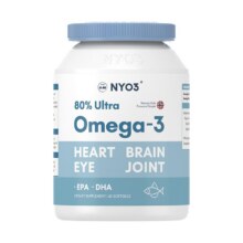 NYO3 挪威深海鱼油omega3高浓度软胶囊中老年epa女生成人健身DHA 60粒58.84元＋27元淘金币（买两件到手55元/瓶）