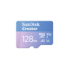 闪迪（SanDisk）创作者系列 闪迪极速高速内存卡TF卡 V30大容量内存卡 128GB极速粉卡（5.3K高清）190MB/s98.9元