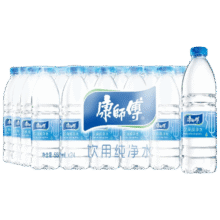康师傅 饮用纯净水 550ml*24瓶 整箱装18.7元