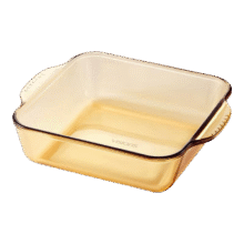 康宁 VISIONS 2L 耐热玻璃烤盘 26cm 烤箱微波炉通用 餐盘鱼盘饺子盘 2L28.8元(需领券)