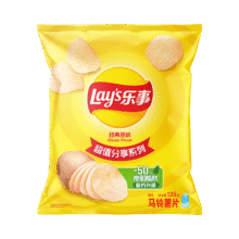 Lay's/乐事 超值分享系列薯片 休闲零食 135g 原味 1袋19.82元(需首购，返超市卡6元，合6.61元/件)