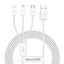 倍思数据线三合一快充 苹果Type-c安卓手机车载充电线一拖三头适用iPhone15/14/13小米oppo华为mate6024.2元 (满2件9折,券后省0.9)