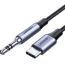 绿联 Type-C转3.5mm音频线车用AUX转换线aux音频线耳机接口车载音响箱转接头适用小米10华为Mate40Pro AUX音频线【标准款】1米24.2元 (券后省0.9)