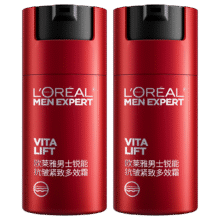 L'OREAL PARIS 巴黎欧莱雅 男士锐能抗皱紧致多效霜50ml*2+凑单