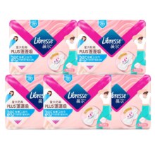 再降价、libresse薇尔PLUS蓬蓬吸长日用卫生巾285mm40片15.18元+5.98元淘金币