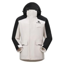 天降礼金：骆驼 风暴冲锋衣 三合一工装款户外暴雨防水外套粉色冬季登山服233.39元+10元淘金币(需领券、需福利礼金)