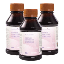 医用碘伏消毒液100ml*3+送100支医用棉签3.98元(需领券)