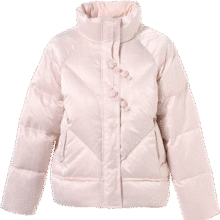 百图betu女装冬季新款羽绒服国风盘扣提花羽绒保暖外套女2410T20 粉红 XS1077元 (满3件8.50折,券后省0.98)