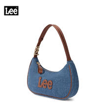 Lee 飞织丹宁腋下包 斜挎新月包 牛仔蓝