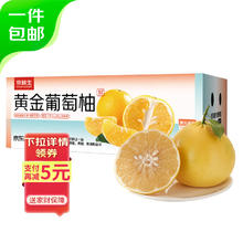 今日必买：京鲜生 福建黄金葡萄柚 4.5-5斤装13.39元（需买5件，需用券）