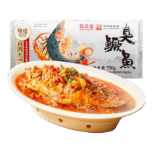 同庆楼臭鳜鱼甲鱼酸菜鱼生鲜预制菜速食方便菜半成品特产桂鱼速冻即食 净膛约7两+大厨料汁180g