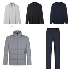 柒牌 羽绒服+长袖polo衫+毛衣+长T恤+长裤458元（羽绒服175.2，羊毛衫56.21，polo衫55.84，长T恤70.28，裤子72.22）