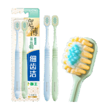 88VIP：狮王 细齿洁宽薄软毛牙刷茶抗敏 2支装 需换购11.52元(合5.76元/支，需换购）