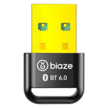 毕亚兹 USB蓝牙适配器6.0接收器免驱 适用键盘鼠标耳机音响手柄PC电脑台式机外置蓝牙模块无线蓝牙发射器36元