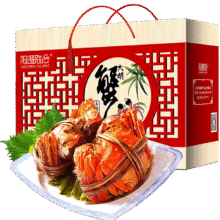 20点：阳澄联合鲜活大闸蟹现货公3.5-3.8两 母2.5-2.8两 4对8只螃蟹海鲜礼盒