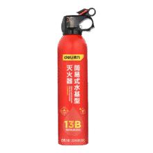 得力（deli）车载灭火器水基灭火器汽车家用国家消防3C认证环保 620ml 水基 【年检可过/高温防爆】