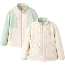 巴拉巴拉 儿童羽绒服两面穿冬季童装中大童立领潮女童外套119.0元