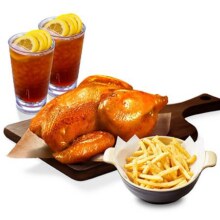 美团外卖 大家乐 脆皮烧春鸡+冻柠檬茶2杯双人套餐兑换券·1张原价59元 现仅40.1元