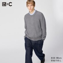 优衣库 圆领针织开衫长袖毛衣 479731 04