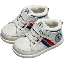 双十一、再降价：泰兰尼斯 冬季新款学步鞋儿童鞋子男宝宝加绒软底小白鞋休闲运动鞋101.61元(需领券)