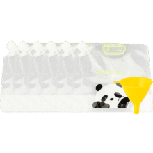 摩登主妇mototo熊猫五谷杂粮收纳袋6个装(赠漏斗)11.96元(需领券)