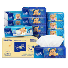 88VIP：Tempo/得宝抽纸软抽纸巾箱装 90抽*15包24.77元/件+5.39元淘金币(总价49.54元，需领券、需福利礼金，返超市卡10元)