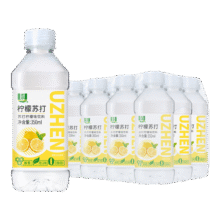 PLUS会员：优珍 苏打柠檬味饮料 350ml*12瓶7.9元包邮(如有限时折扣低至3.9元)