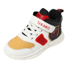 泰兰尼斯 运动鞋男童鞋子秋冬款撞色高帮加绒保暖休闲鞋篮球鞋85.65元+400淘金币(需领券、需福利礼金)