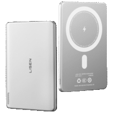 李森（LISEN）【3C认证可上飞机高铁】iPhone17超薄磁吸充电宝5000mah轻薄快充移动电源适用Magsafe苹果17/安卓167.4元 (券后省0.9)