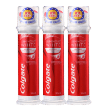 Colgate/高露洁 全系列按压式 牙膏 100ml 3支 耀白去渍