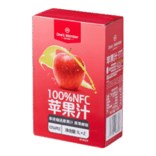 需首购、再降价:1号会员店100%NFC苹果汁 0脂0添加 1L*2整箱装14.9元（5元券后9.9元）