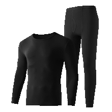 海澜之家 男士秋衣秋裤 25新品纯棉210g
