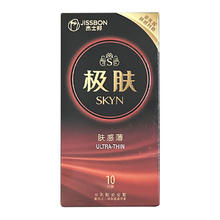 jissbon 杰士邦 SKYN极肤 肤感薄 非乳胶套 10只