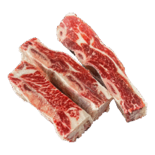 膳之牛&农夫好牛 阿根廷谷饲原切纯牛肋排段净重3斤 炖煮火锅生鲜牛肉47.9元(返超市卡12元)