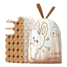 再降价：京东物流 卡通抽绳式加厚垃圾袋高颜值家用厨卧室手提收纳袋 抽绳印刷垃圾袋【15只】0.01元(需领券)