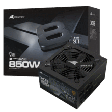 长城（Great Wall）额定850W X8金牌全模电脑电源（ATX3.1/原生PCIe5.1/漏电监测/单路12V/自动启停/支持5080显卡）392.44元