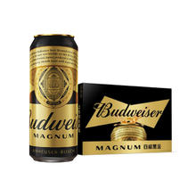 88VIP会员：Budweiser 百威 黑金啤酒500ml*12听券后61.2元