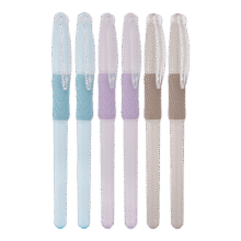 白雪（snowhite）直液式钢笔护手胶套免换墨囊速干小学生三年级EF小包尖 FP801A墨蓝色12支25.9元 (券后省0.9)