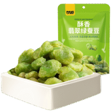 甘源蚕豆酥香味翡翠绿蚕豆100g蚕豆云南保山零食休闲小吃炒货特产8.9元 (券后省5)