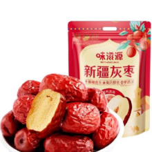 天降礼金、88VIP：味滋源 新疆灰枣/骏枣 500g*2袋9.09元包邮+254淘金币(需用券)